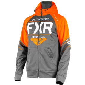 FXR Ride Tech Zip Hoody Charcoal Orange