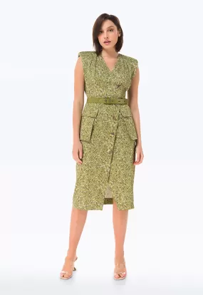 Jacquard Slim Dress