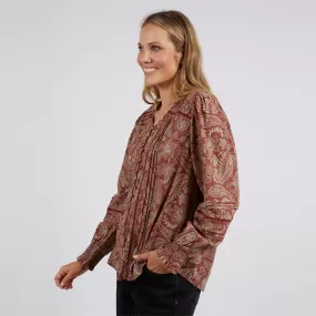 Juliette Paisley Top - Paisley Print