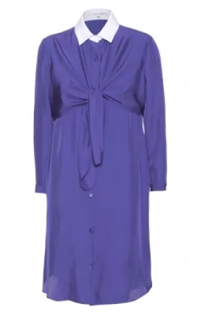 Knotted Shirt Dress