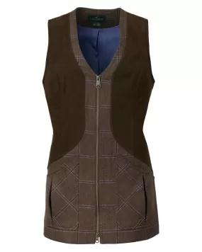 Laksen Pippa Linhope Tweed Zip Shooting Vest