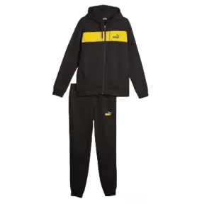 Puma Boy's Tracksuit with Hood Panel 679153-01 black